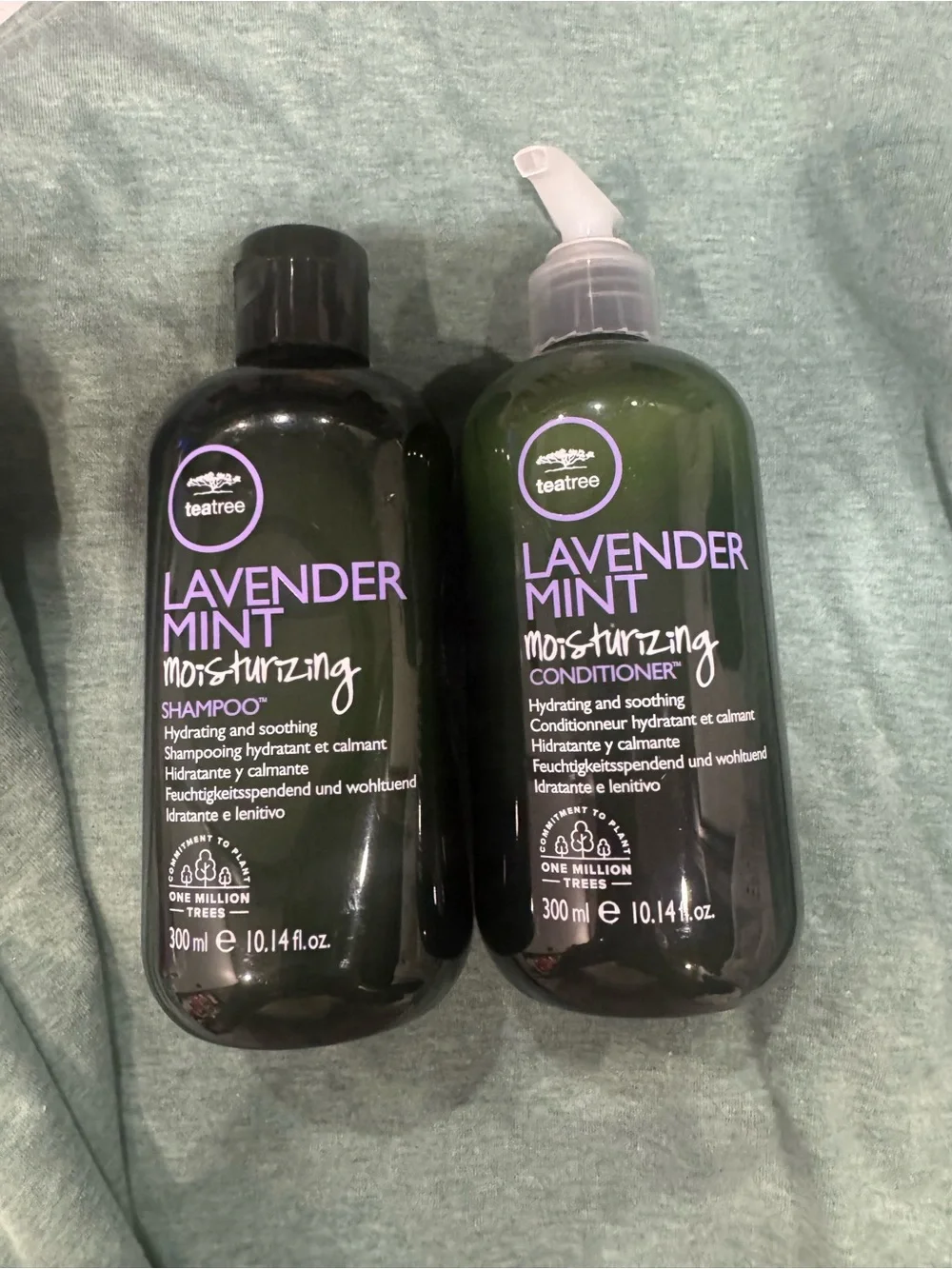 Tea Tree Lavender Mint Moisturizing Shampoo & Conditioner - Green